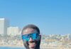 Santa Monica State Beach : Le présentateur Ameth Ndoye prend du temps