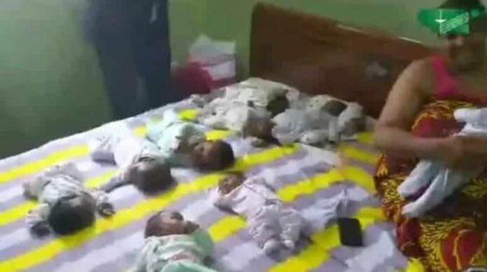 Un couple nigérian donne naissance à neuf bébés : un évènement rarissime qui étonne le monde !
