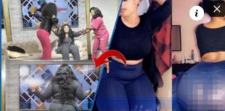 (Vidéo) – L’animatrice Amina Saleh défile et expose toute sa forme, les hommes en surchauffe.