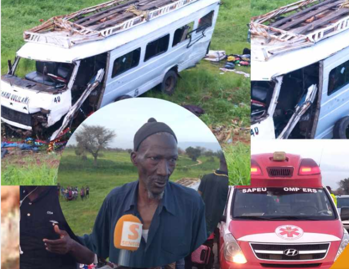 Refane : Grave accident, un car Ndiaga Ndiaye se renverse et fait plusieurs blessés