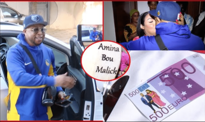 (Vidéo) Amina Poté en pleurs accueil en grande pompe, son mari venu des Etats-Unis